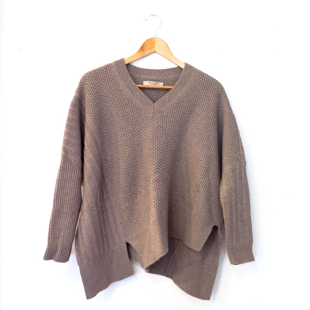 All Saints Tan Riley Jumper Size XS